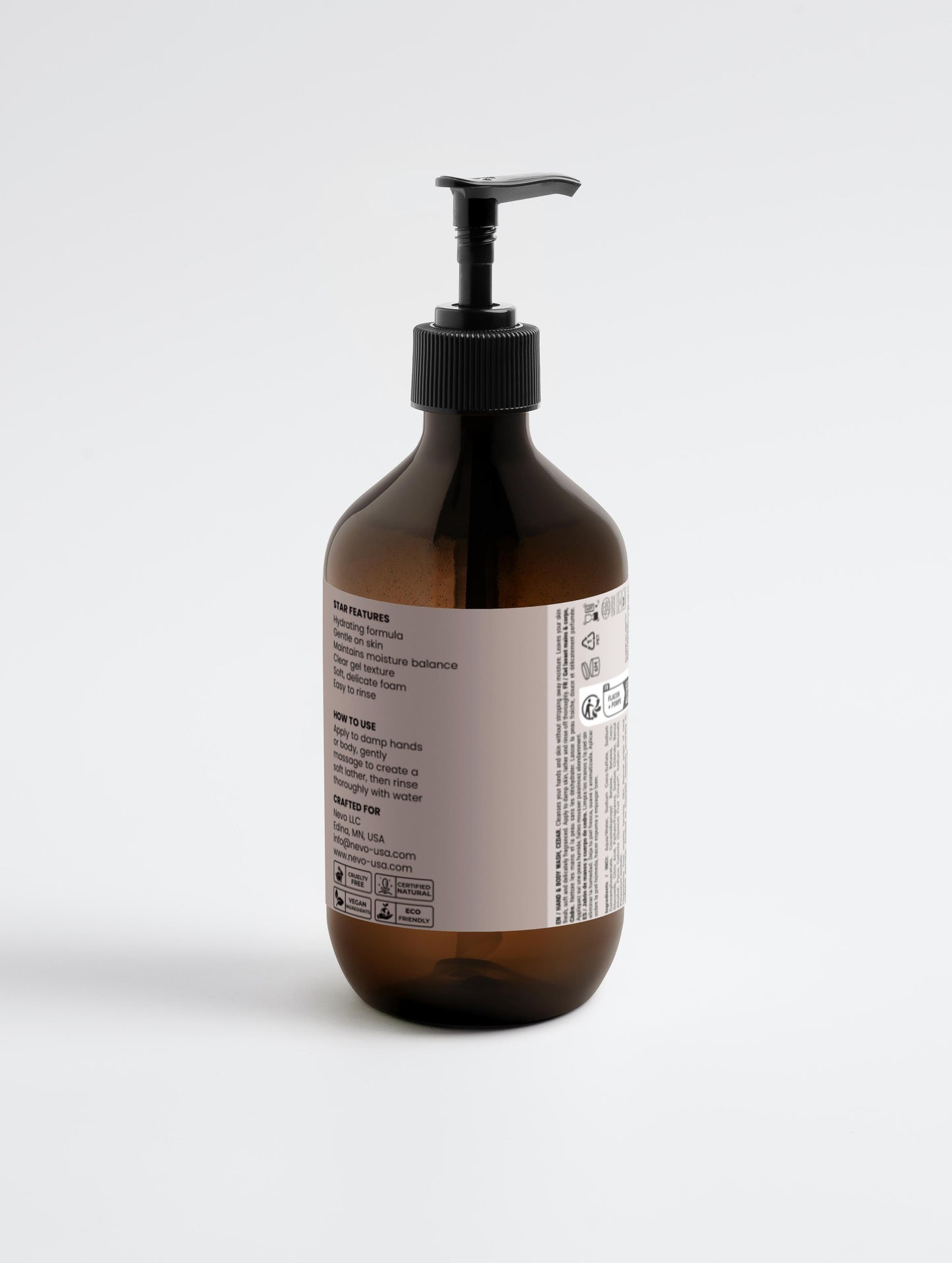 Peppermint & Dark Cedar Hand & Body Wash