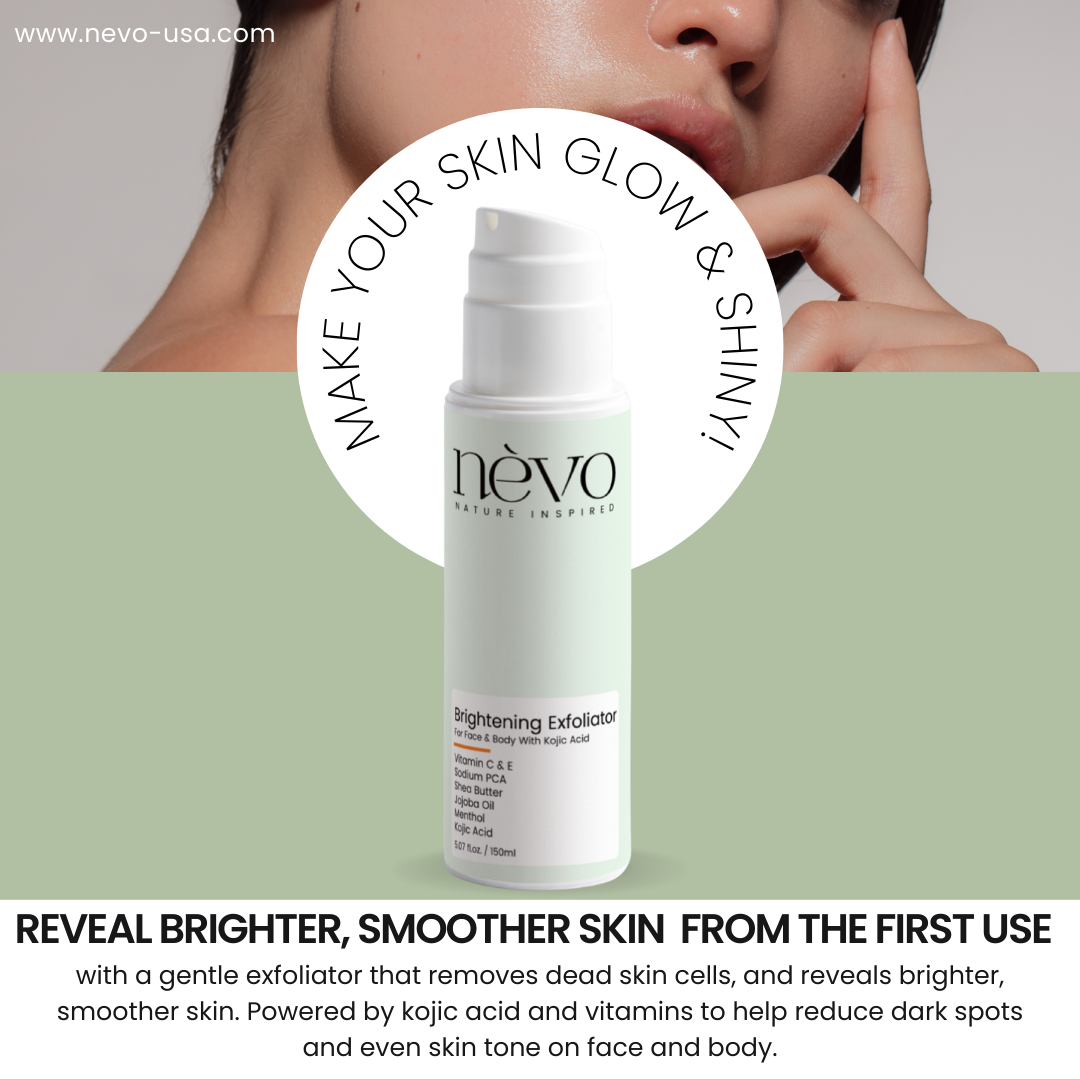 Brightening  Exfoliator for Face & Body with Kojic Acid
