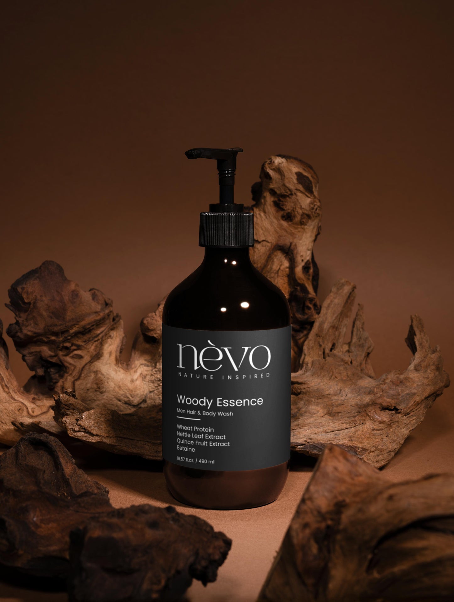 Woody Essence Hair & Body Wash for Men