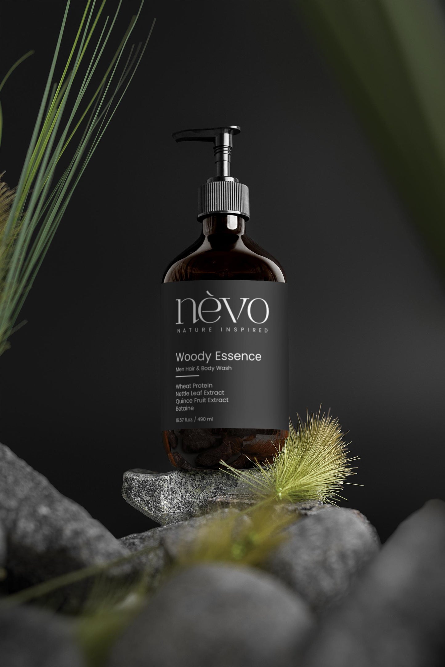 Woody Essence Hair & Body Wash for Men